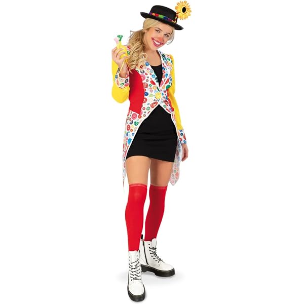 W WIDMANN MILANO Lockenperücke Bunt – Disco Fever, Für Karneval, Mottoparty & 60er/70er Jahre