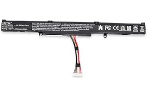 CRLYLC A41-X550E Batería de para ASUS R510 R510D R510DP X550D X550DP A450J A450JF R752L R752LB R752LA F550D F750L F751L R751J R751JA R751JB R751JK R751L R751LN R752LJC X450J X450JF X750J X751L Battery