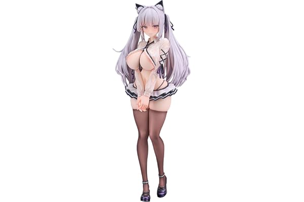 DEXSHUN Anime illustration Alvina-chan figur original målning modell Alvina-chan stående hållning staty nideal tecknad action