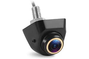 WODHMIEY Cámara Marcha Atrás Coche 170° Gran Angular, Ajustable 360°, IP68, Visión Nocturna, AHD720p/1080p, Cámara Trasera para Coche, Fácil (AHD720/CVBS: Resolución: 1280 X 720