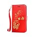 Produktbild HTC Desire 816 Fall, w-pigcase hochwertigem PU Leder mit Gold Butterfly Muster bedruckt mit Magnetic Book Wallet Schutzhülle für HTC Desire 816
