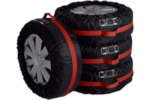 MIFY Reifentaschen, Ersatzradabdeckungen, Reifen Rad Staubschutz, Rad Staubschutz, Reifen Aufbewahrungstasche, Rad Reifen Aufbewahrungstaschen 4er Set, 13-18 Zoll Reifen,S