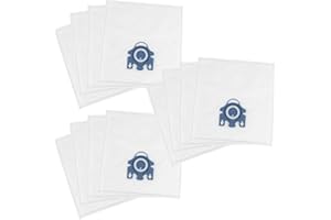 Nabatee Flat Miele GN H Dust Bags – 12 Pack with 2 Filters – High Filtration Microporous Bags – Compatible with Miele Complete C2, C3, S5, S8, S8340, S8390, S5000–S8999 Series