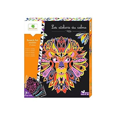 Les Ateliers du calme - CREH505 - Loisirs Créatifs - Tableaux Scratch Art - Lovely Box