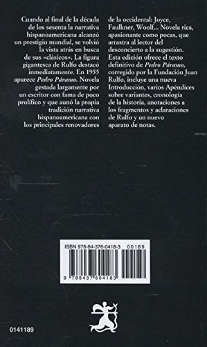 Book's Cover of Pedro Paramo