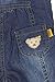 Steiff Baby Girls Latzhose Jeans Skort Sleeveless Dungarees, Blue (dark Blue Denim Blue 0012), 86