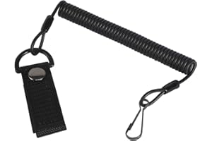 BELIHOME Paracord Tactical Lanyard, Spirale Schlüsselring Elastisch Angeln Lanyards, Tactical Lanyard Spiral SchlüSselanhänger Spiral SchlüSselanhänger Sicherungsseil für Angeln