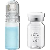Microneedling Infusion System Set, Includes Hydra Roller 0.25mm (1 Unit) and Anti-Aging Serum Ampoule 5ml, All-In-One Solutio