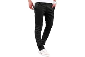 behype. Herren Basic Chino Jeans-Hose Stretch Regular Slim-Fit 80-0310