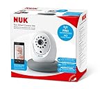 NUK 10256351 Babyphone Eco Smart Control 300, Übertragung per App auf Smartphone, Plug und Play, frei von Funkstrahlung im Kinderzimmer, 1 Stück - 7