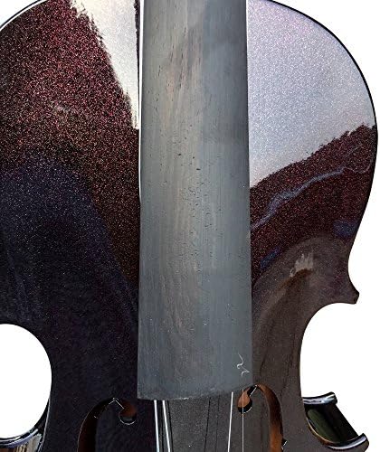 Violin in amazing Red Wine metallic colour 4/4 Size Violin with extra string, Rosin, Bow &amp; Luxury Padded Case Top Quality Craftsmanship (Glitter Berry)