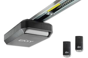 SCHARTEC Napęd do bramy garażowej Easy 600 z szyną i 2 szt. nadajnika ręcznego - napęd bramy - otwieracz bramy garażowej - elektryczny napęd bramy garażowej - napęd łańcuchowy do bramy garażowej