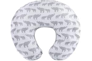 SURAKEY Baby Nursing Pillow for Breastfeeding - Multifunctional Breastfeeding Pillows for Mom, U-Shaped Baby Support Breast Feeding Washable Feeding Pillow Removable Cover, Type 5
