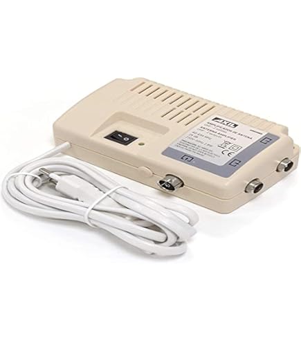 Amplificador DE Antena TV TDT para Interior ROVER 30 dB LTE DC con Filtro LTE Rechazo 5G