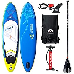 AQUA-MARINA Stand up Paddle Gonflable Sup Beast 2019 Pack Complet 320x81x15cm