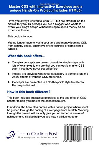 Learn CSS in One Day and Learn It Well (Includes HTML5): CSS for Beginners with Hands-on Project. The only book you need to start coding in CSS immediately