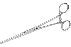 NATUDECO Pinza Per Peli di Animali Domestici Resistente alla Ruggine Emostatica in Acciaio Inossidabile Pinza da Pesca Emostatica Multiuso Estrattore Per Peli di Animali Domestici