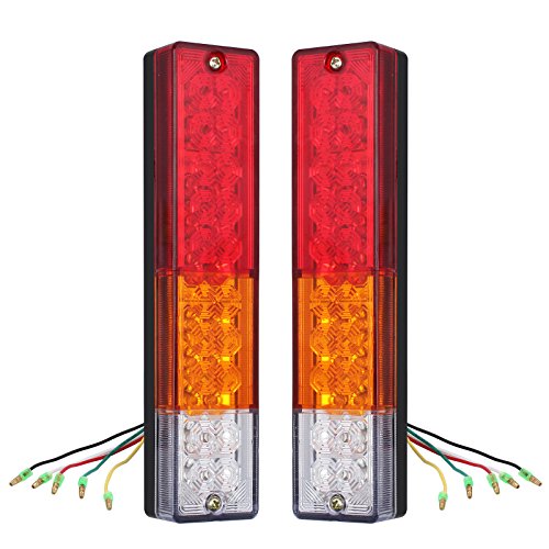 2pcs Truck Trailer Rear Lights LED British Trucking