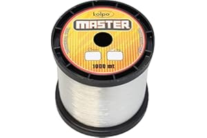 AGC Filo da Pesca 1000 mt Master Kolpo, Nuovo monofilo per la pesca in acqua dolce e salata ultraresistente