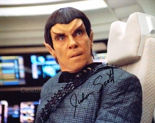 JUDSON SCOTT as Commander Rekar - Star Trek: Voyager GENUINE AUTOGRAPH