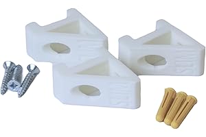 Jabtek Wall Mount Compatible with PS4 Slim Holder Brackets - White