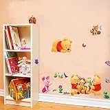 Clest F&H Winnie The Pooh Kind Wandtattoo Wandaufkleber for Kinderzimmer Dekoration Baby-Kindergarten - 3