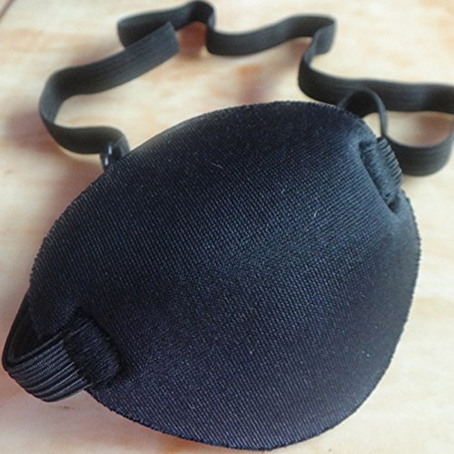 Gesundheitswesen Augenpflege Concave Augenklappen Foam Groove Eyeshades Schwarz - 3