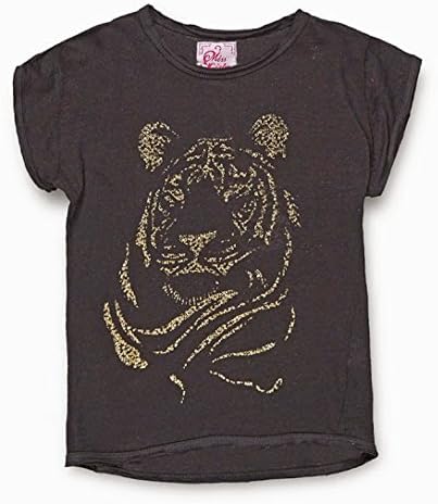 Miss Girly-T-shirt Girl 3/8 years FIG- black-5 years