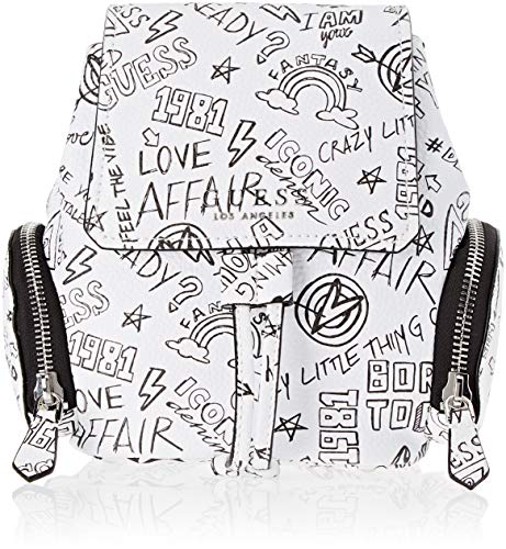 Preisvergleich Produktbild Guess Damen Sally Rucksack, Mehrfarbig (Graffiti / Gft) 29x23x13 centimeters