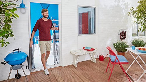tesa Insect Stop Fliegengitter Alu COMFORT für Türen / Zuschneidbares Insektengitter mit Aluminium-Rahmen und ClearView-Gewebe / 100 cm x 220 cm - 6