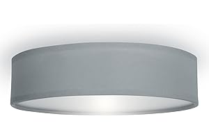 Smartwares Ceiling Light, Grey, 40 cm, 3 x E14 Bulb Fittings, Suitable for LED Bulbs