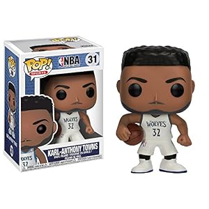 Funko Pop Karl-Anthony Towns Minnesota Timberwolves camiseta blanca (NBA 31) - Imagen 3