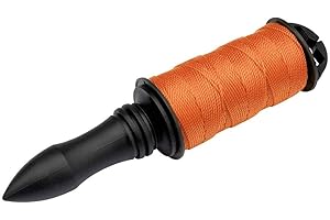Draper 100m Orange Ranging Line | Polypropylene Rope on Spool | Bricklaying String | Garden Twine | Chalk Line | Builders Tool | 28821