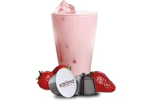 CAFFÈ KAROMA Karoma® capsule compatibili con Nescafè Dolce Gusto (16, Fior di Fragola)