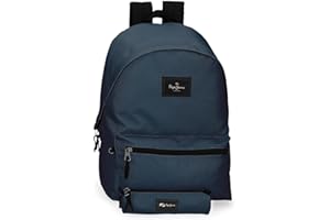 Pepe Jeans Aris, Mochila Estuche Unisex Niños, Marino, M