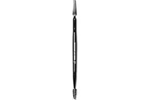 e.l.f. Cosmetics Brow Lift Applicator, Dual-Ended Eyebrow Brush For Grooming & Lifting Brows & Applying Brow Wax, Creates A Fluffy Feathered Look, Black