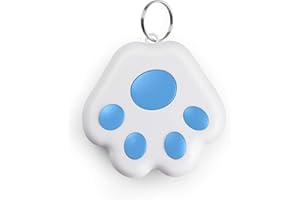 Tianbi Smart Mini Bluetooth Tracker, Bluetooth Anti-Lost Tracker Dog Paw Two-Way Anti-lost Alarm Selfie Pet Wallet Tracker,Pet Tracker Finder Equipments for Dog Cat Keys Wallet Bag Kids