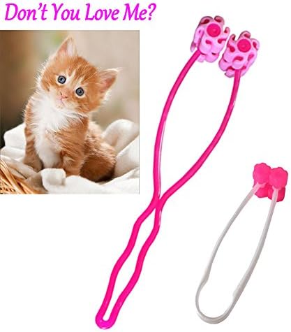 WillMall Cat Massager Roller Face Massage, 2 Pcs Slicon Grooming Tool for Kitty Pet Dog Kitten Comfortable Relaxer Massager Relief