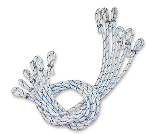 Fahnenschlingen Fahnenring Satz 6 Stck. für Masten bis 140 mm Durchmesser - 2