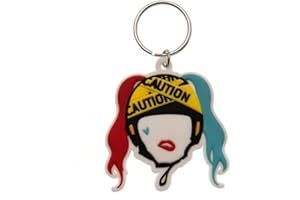 AMBROSIANA Portachiavi Gomma (Harley Quinn Caution)