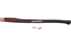 Sägenspezi 80 cm Stiel aus Hickory Holz Griff Ersatzstiel Sappie 500 g Stielkopfmaß 18 x 43,5 mm