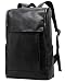 Produktbild HopeEye Rucksack Herren Leder Retro College Style Schulrucksack Laptoptasche Reiserucksack Fashion Luxuriös Outdoor Casual Großer Schwarz