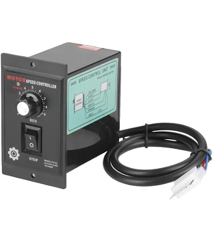 ViaGasaFamido Regolatore Di Velocità Per Motore US-52, 220V 500W, Controllo Preciso 90-1700 Giri/min, Protezione Termica Per Elettrodomestici E Attrezzi
