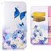 Produktbild Ougger Hülle für LG V30 / V30+ schutzhülle, Premium Leder Tasche Beutel Flip Stehen Beutel Cover Protective Weich Silikon Bumper Schale Handyhüllen LG V30 mit ID Kartensteckplatz, Modestil