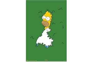 Grupo Erik Poster Simpsons Homer - Laminas decorativas 61x91,5cm a todo color | Posters para pared ideal decoración habitación : Regalos simpsons Merchandising Oficial