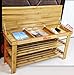 Produktbild WEI Schuhregal Schuhregal Einfaches Massivholz Möbel Heim Schuhbank Sofa Hocker Multifunktionale Speicher Hocker,Bild 3,Einheitsgröße