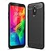 Produktbild LG Q7 Hülle, LG Q7+ Handyhülle, AVIDET Schlagfesten Stoßstangen TPU Case Kratzfeste Schlanke Rutschfeste Handyhülle für LG Q7/LG Q7 Plus/LG Q7/ LG Q7+ (Schwarz)