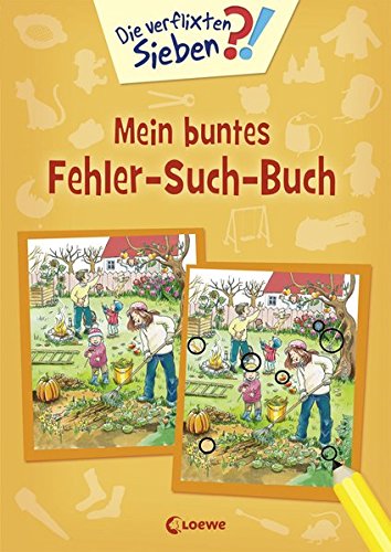 Die verflixten Sieben - Mein buntes Fehler-Such-Buch: Band 2