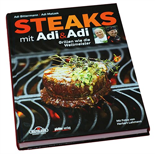 Preisvergleich Produktbild Napoleon Grillbuch „Steaks mit Adi & Adi“