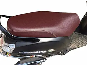 SaharaSeats Cotton Coated Fabric Seat Cover for Activa 125/Access 125 (Maroon)